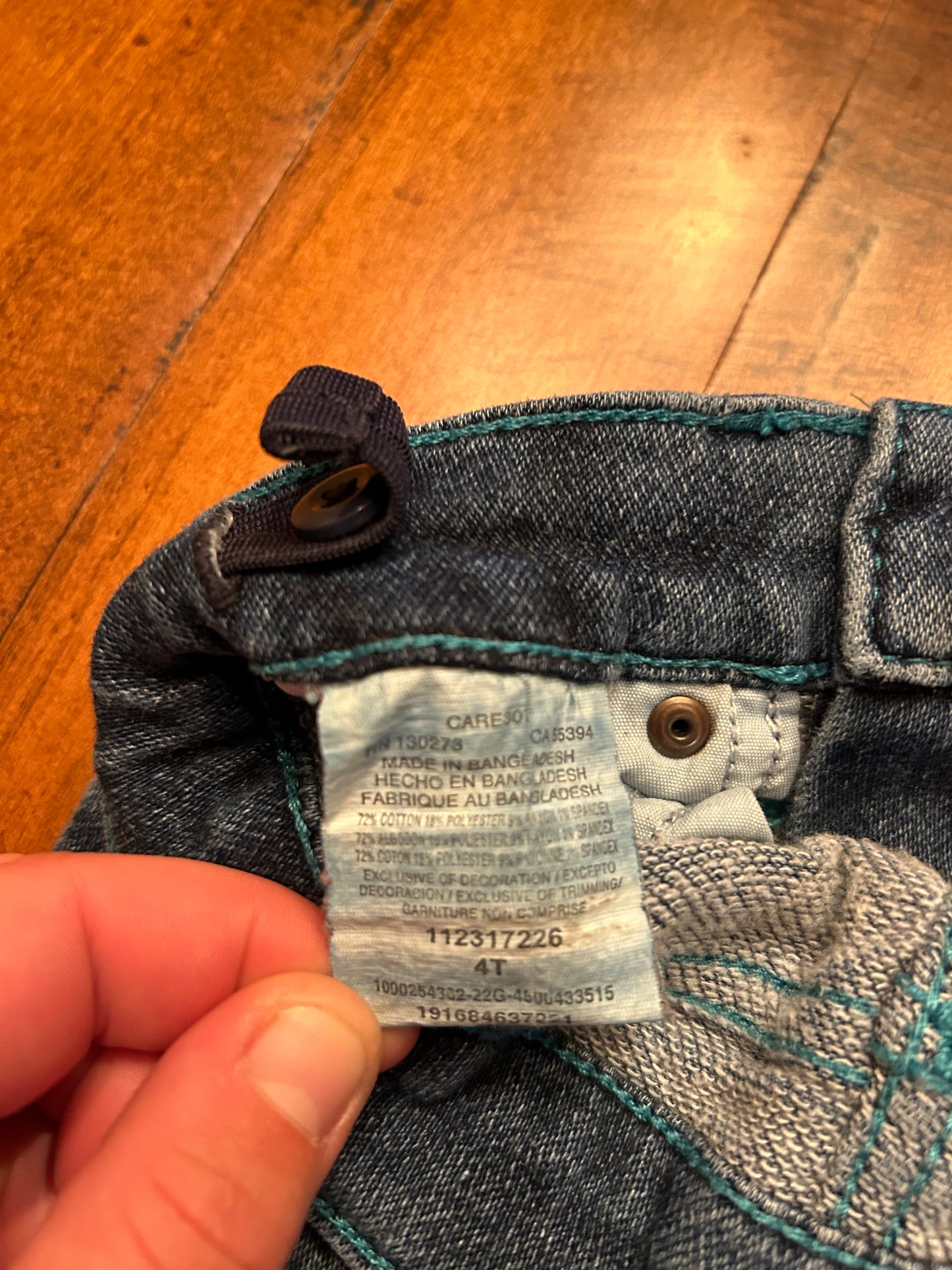 Girls Wrangler Boot Cut Jeans Size 4T