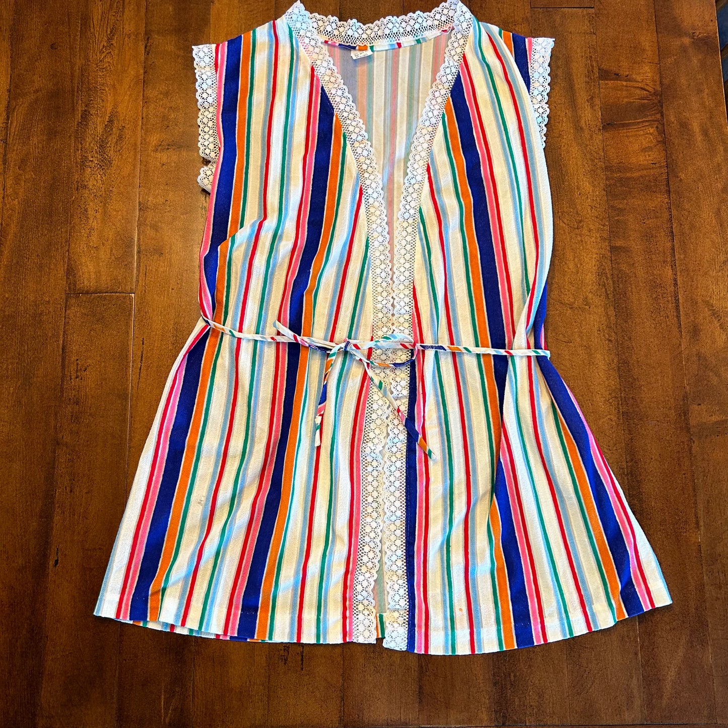 Multi color Vest Cover Up Size S