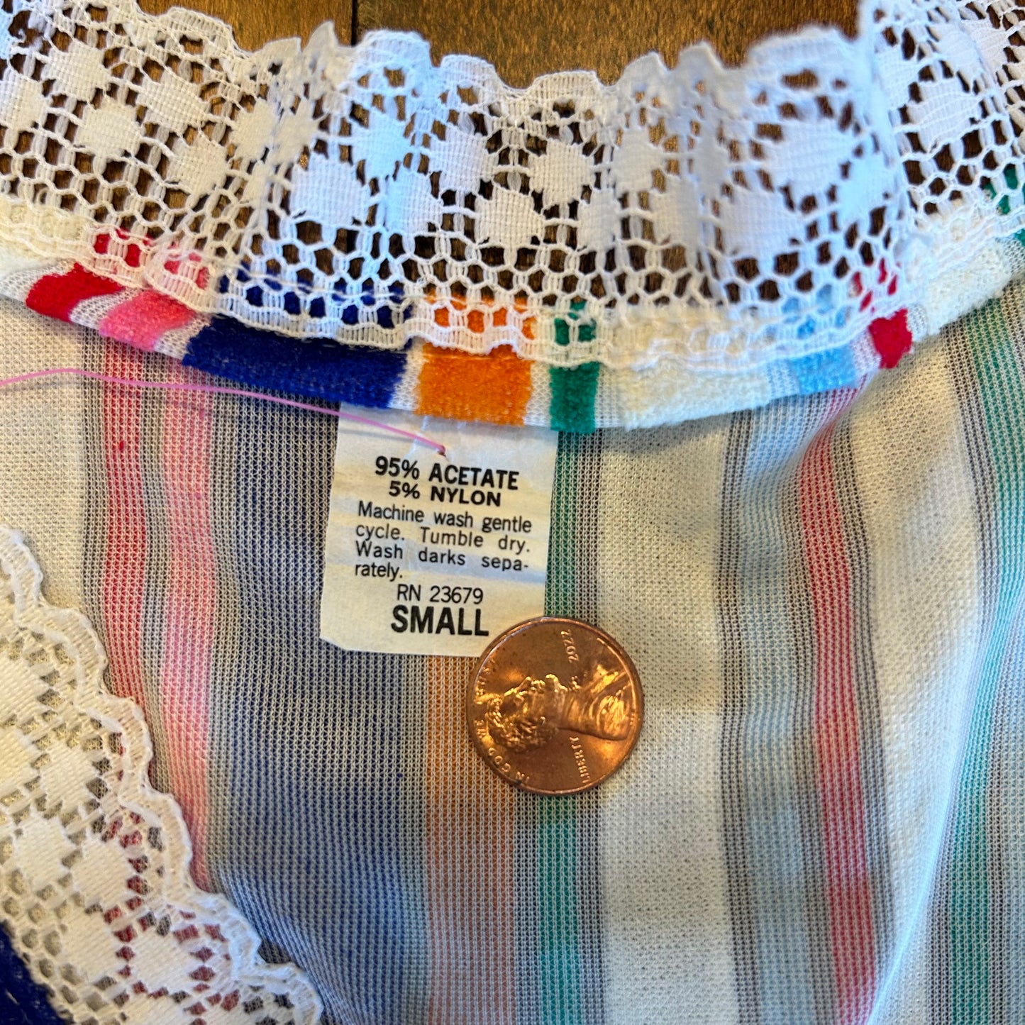 Multi color Vest Cover Up Size S