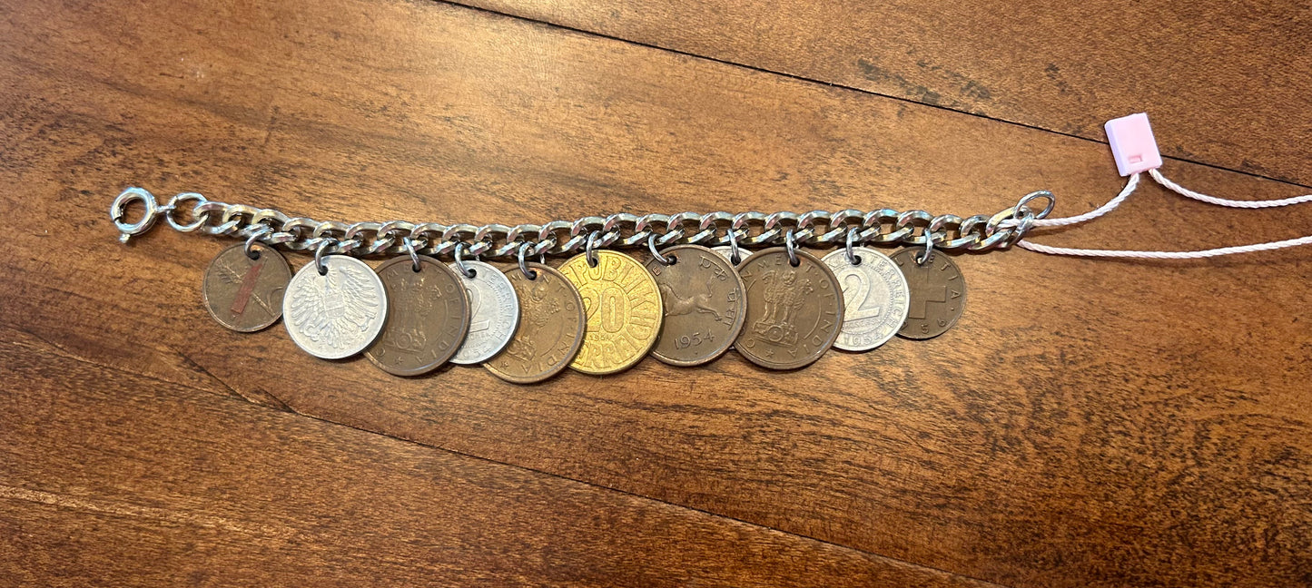 Vintage Coin Bracelet
