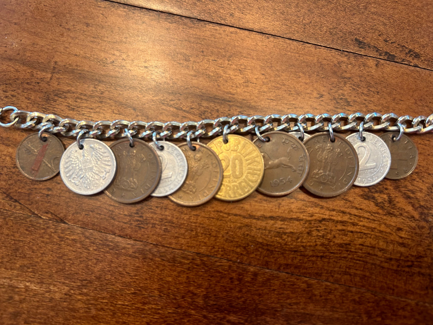 Vintage Coin Bracelet