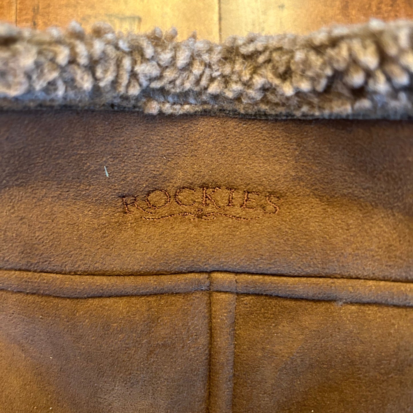 Vintage Rockies Suede Vest Size XL