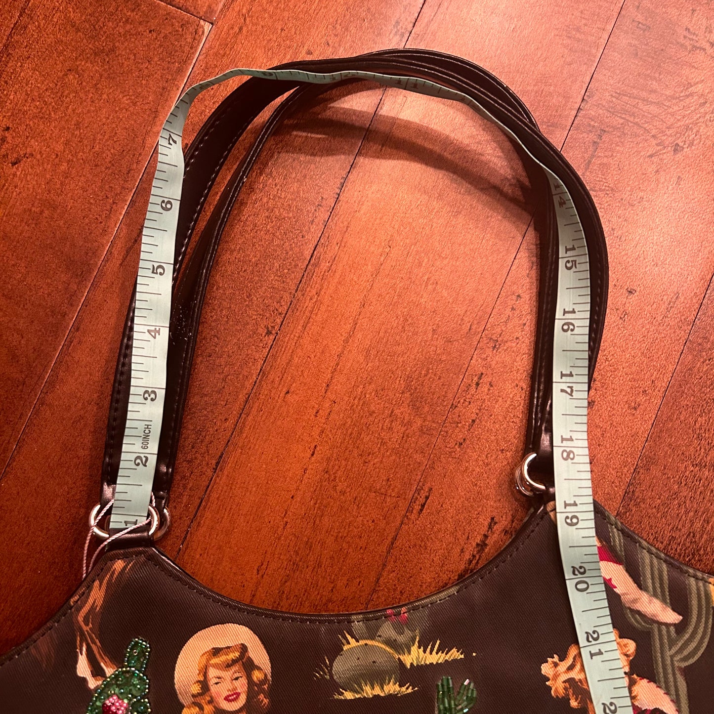 Vintage Cowgirl Shoulder Purse