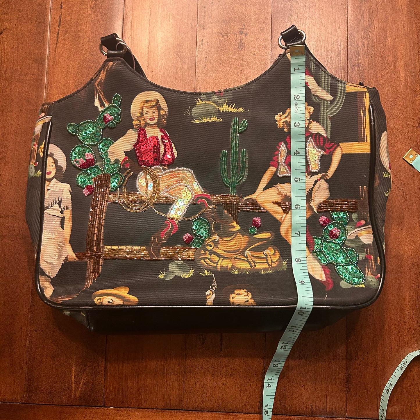 Vintage Cowgirl Shoulder Purse