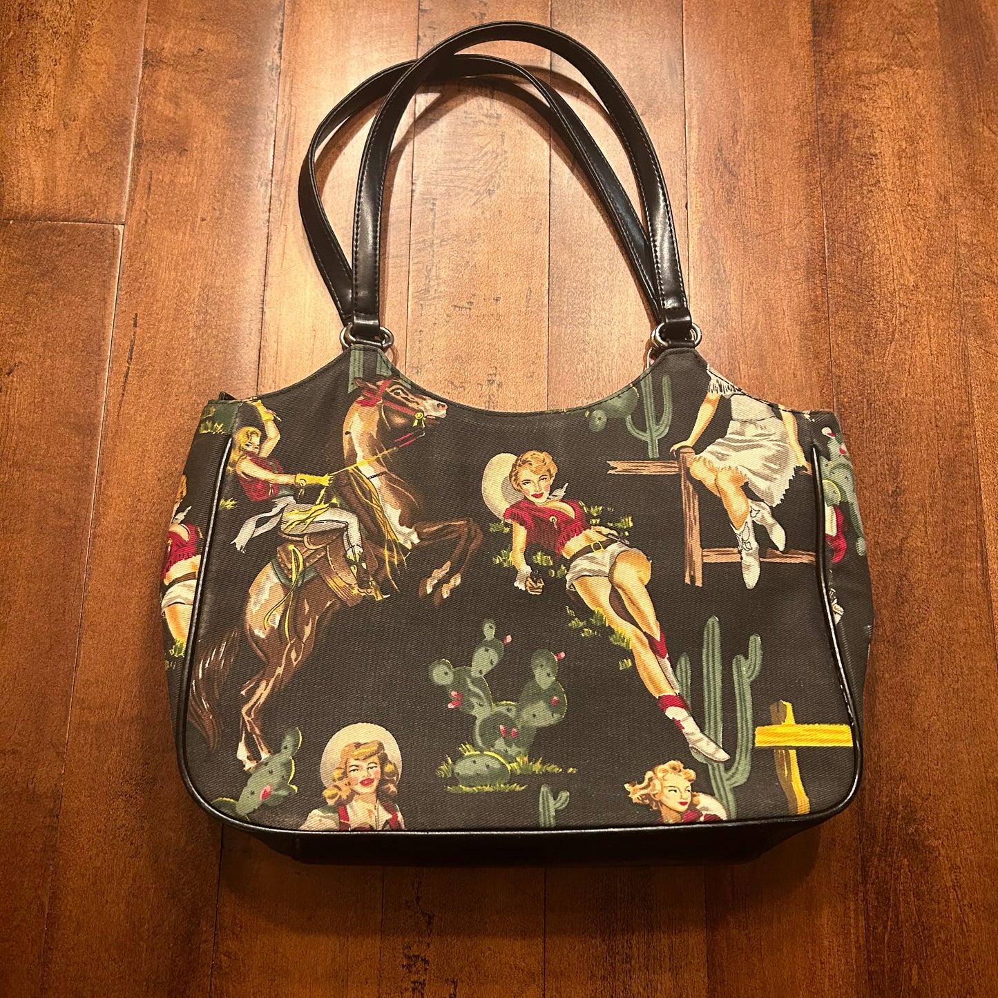 Vintage Cowgirl Shoulder Purse