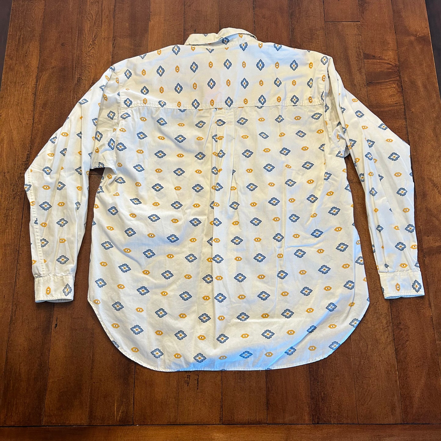 Vintage Sakura Sport Aztec Button Up Ladies Size M