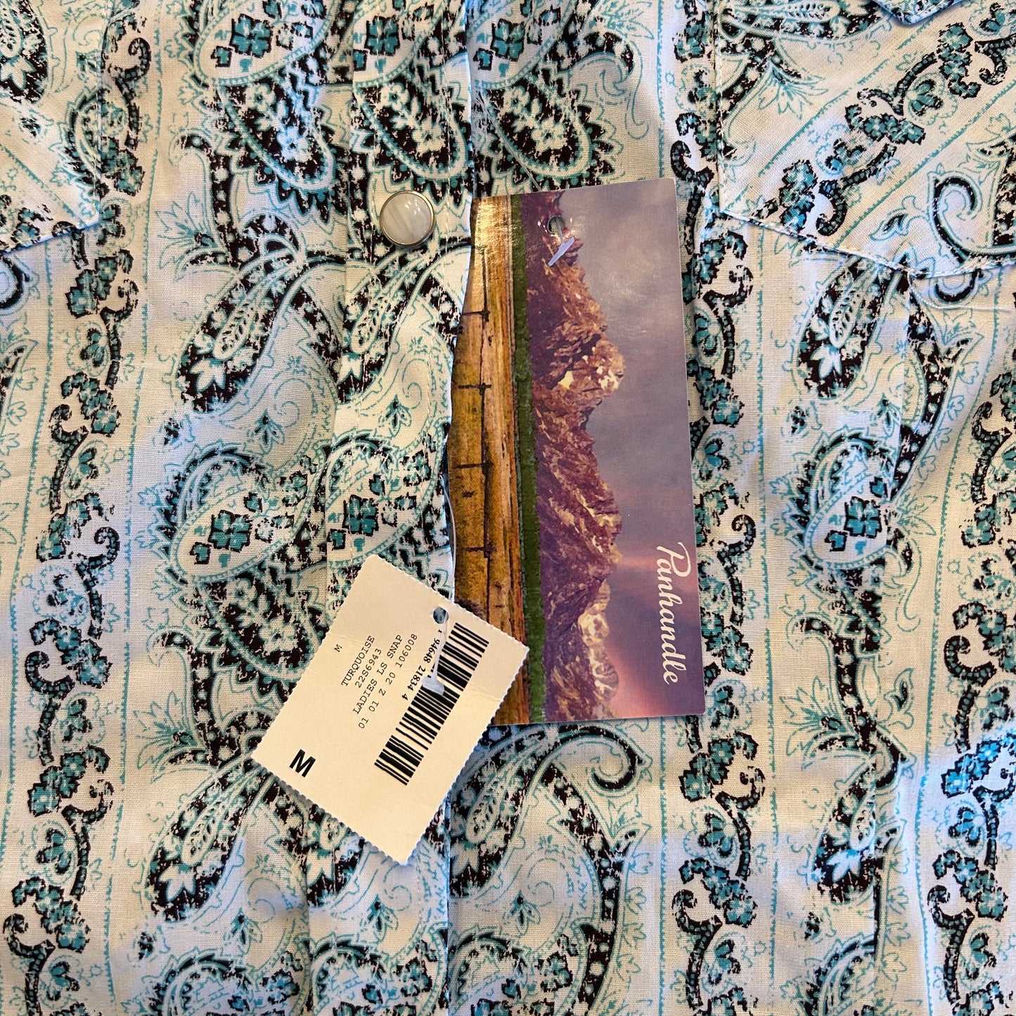 Panhandle Pearl Snap NWT Ladies Size M
