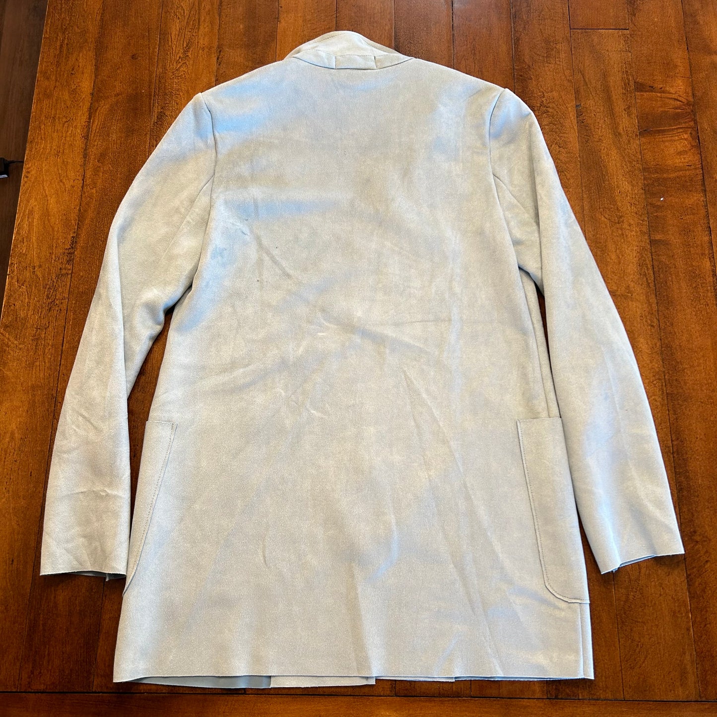Light Blue Suede Premise Jacket Size XS