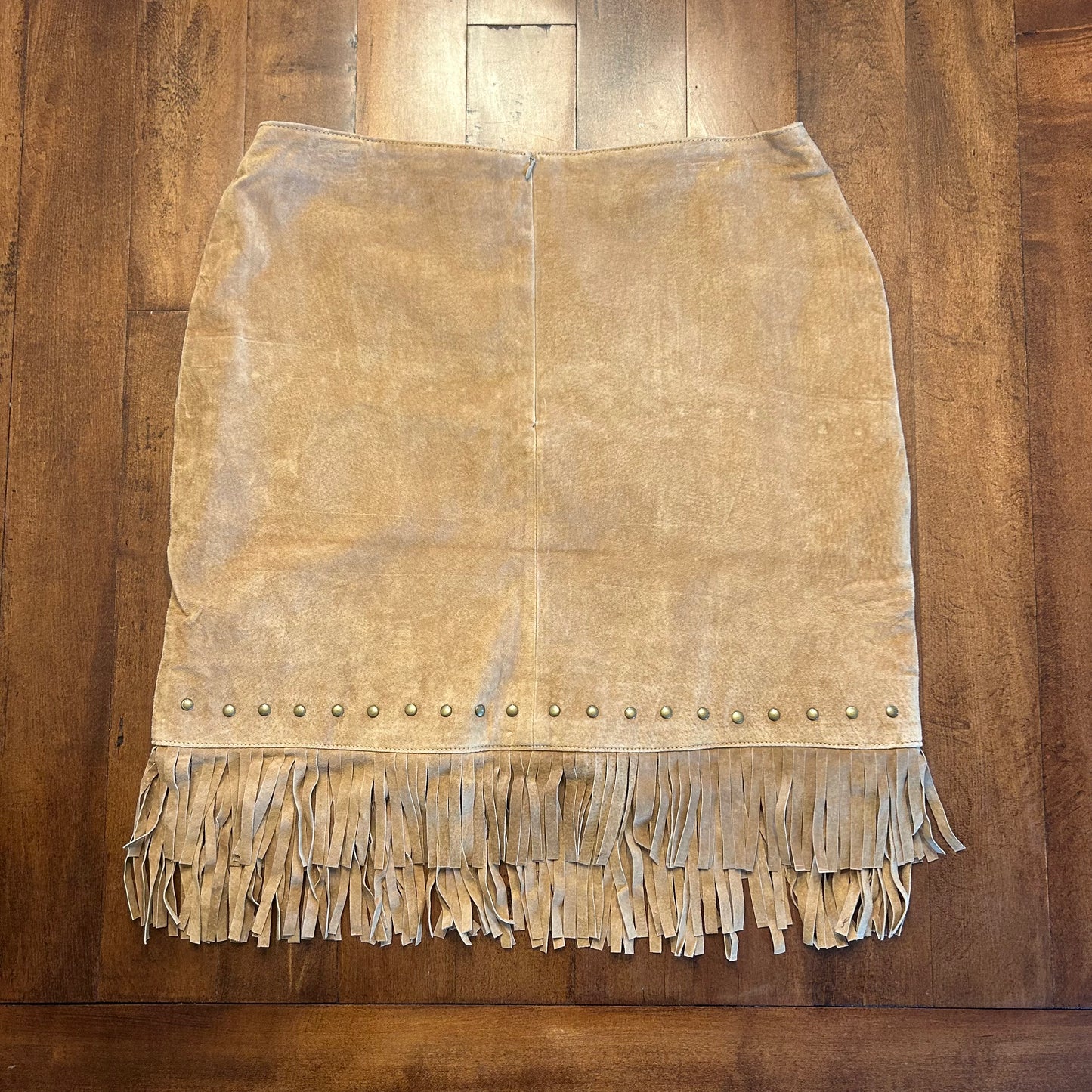 Rod’s Western Wear Suede Fringe Skirt Size 12