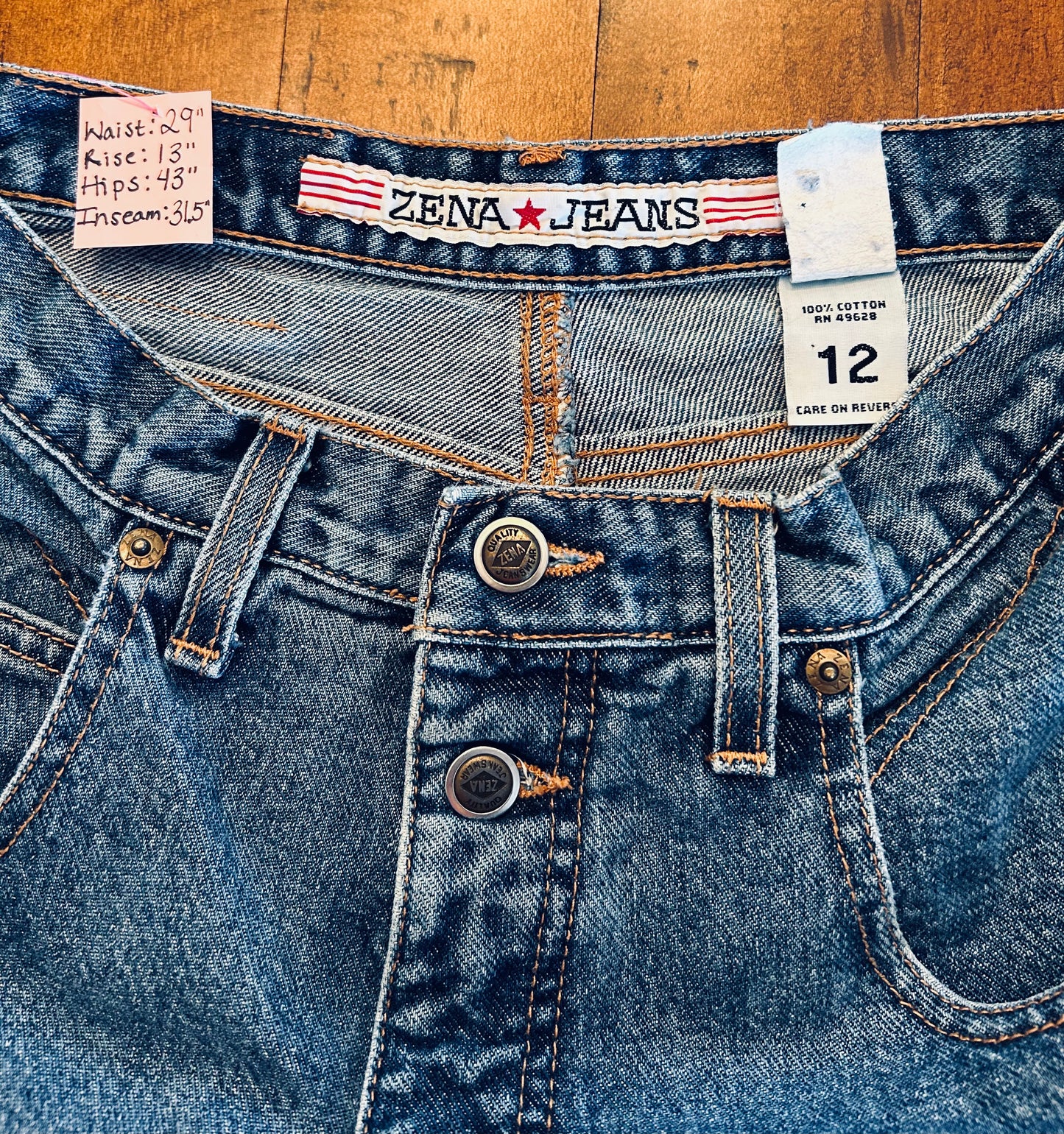 Vintage Zena Jeans Size 29x31