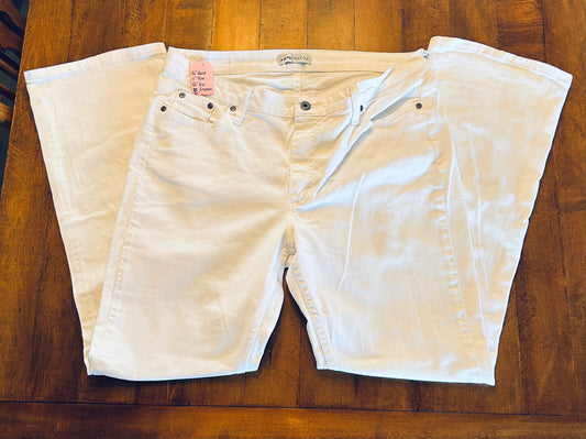 Vintage Riders White Jeans Size 36x31