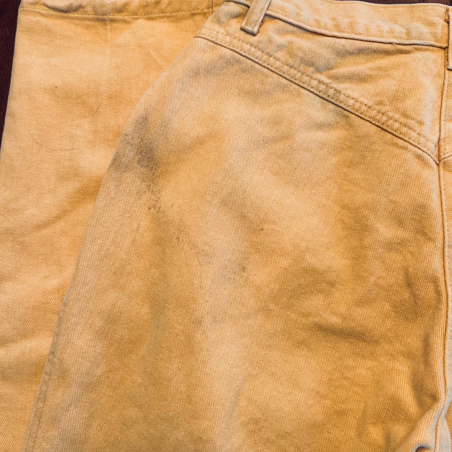 Yellow Roper Bareback Jeans Size 27x35