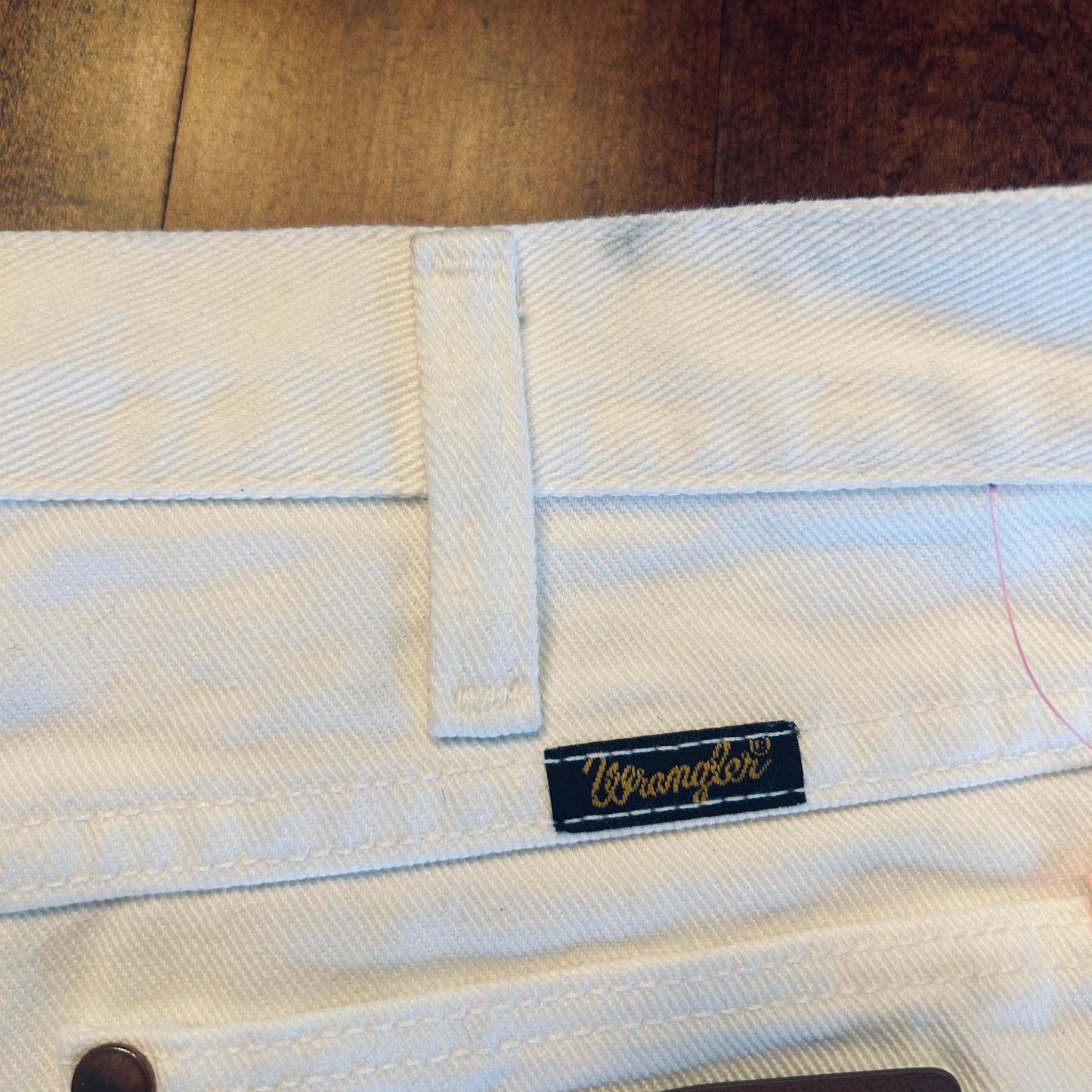 Wrangler Cowboy Cut White Jeans Size 30x34