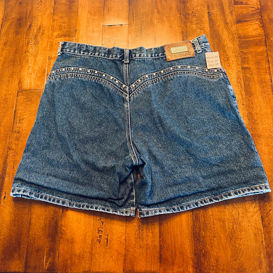 Lawman Bareback Jean Shorts Size 35