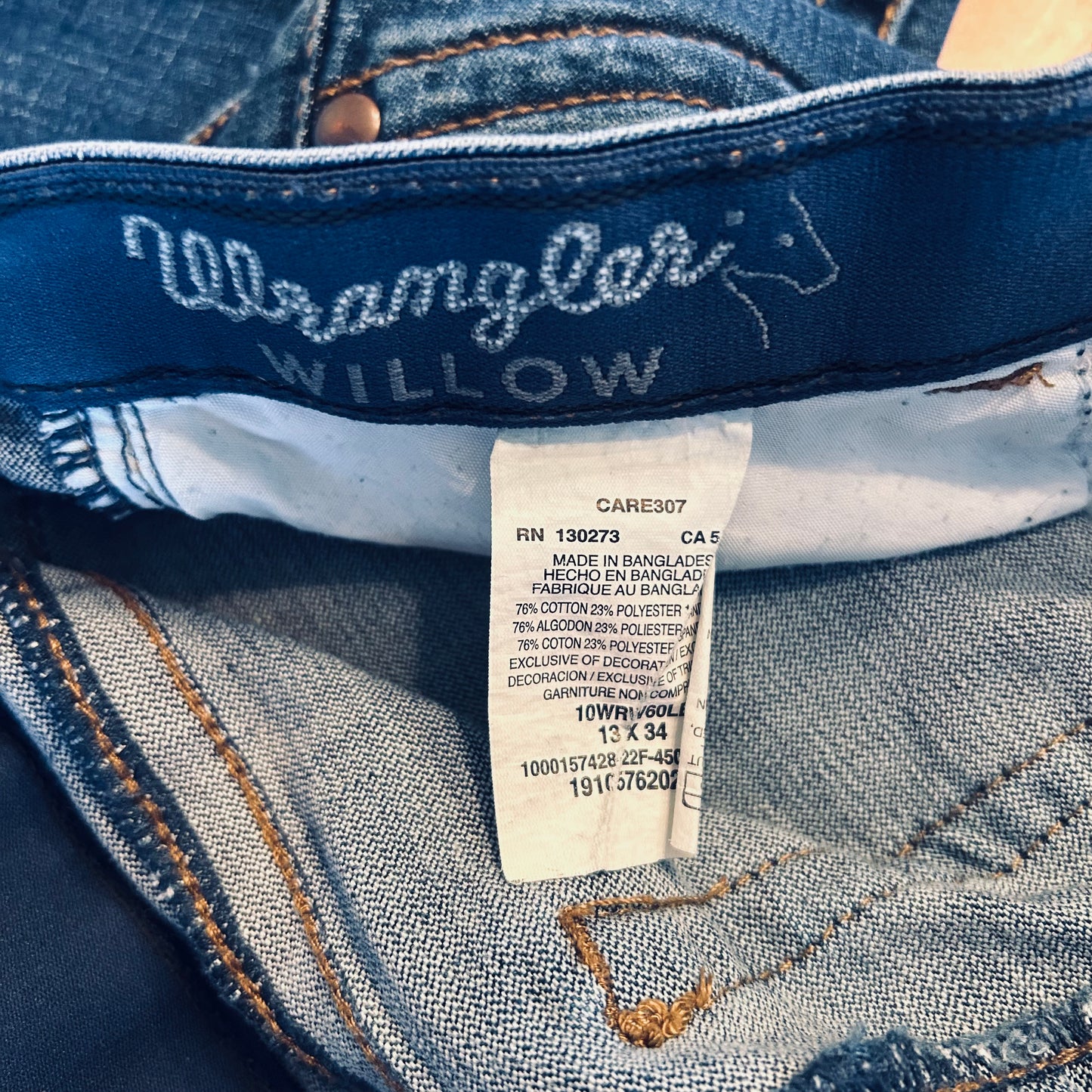 Wrangler Willow Jeans Size 13x34