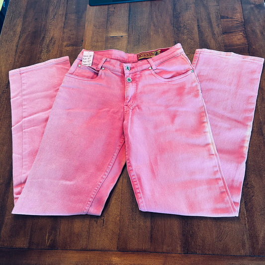 Lawman Bareback Pink Jeans Size 28x33