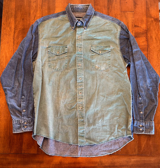 Wrangler Brushpopper Button Up Size XL