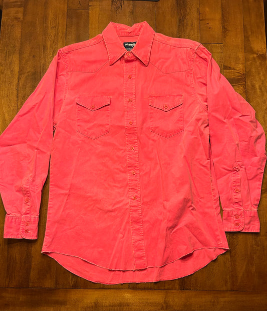 Solid Pink Wrangler Brushpopper Size 16.5-35 (L)