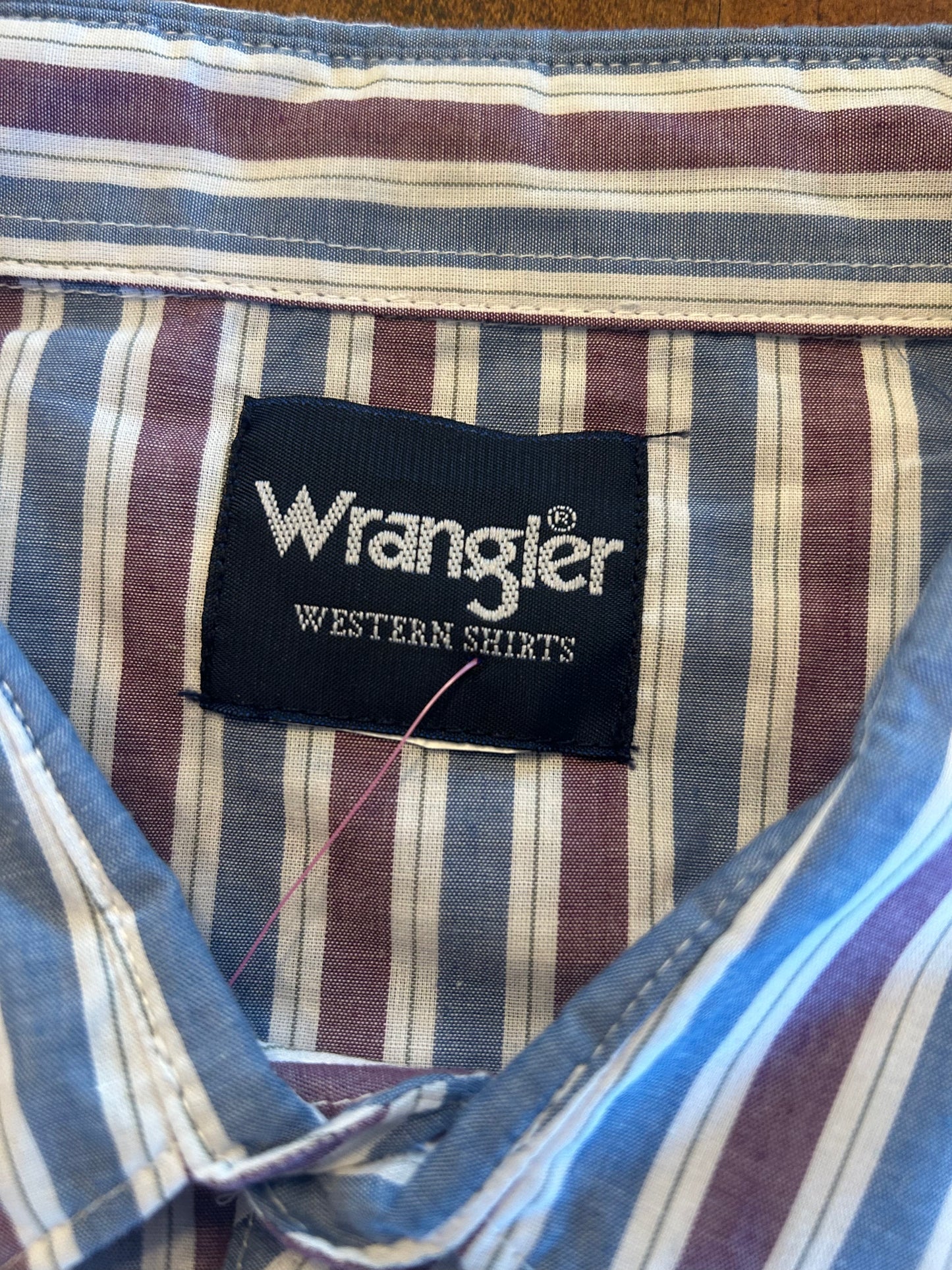 Wrangler Pearl Snap Short Sleeve Size XXLT