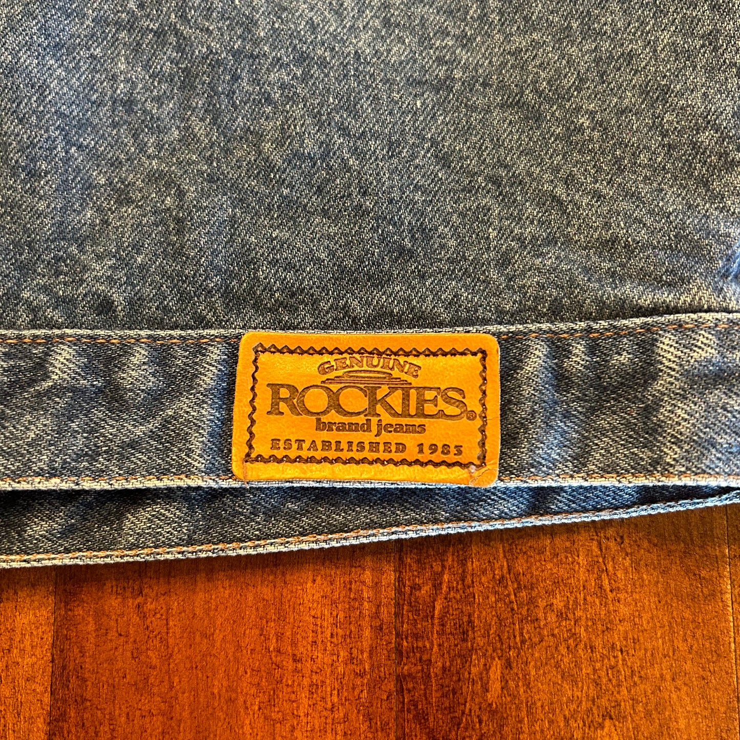 Vintage Rockies Jean Vest Ladies Size S/M
