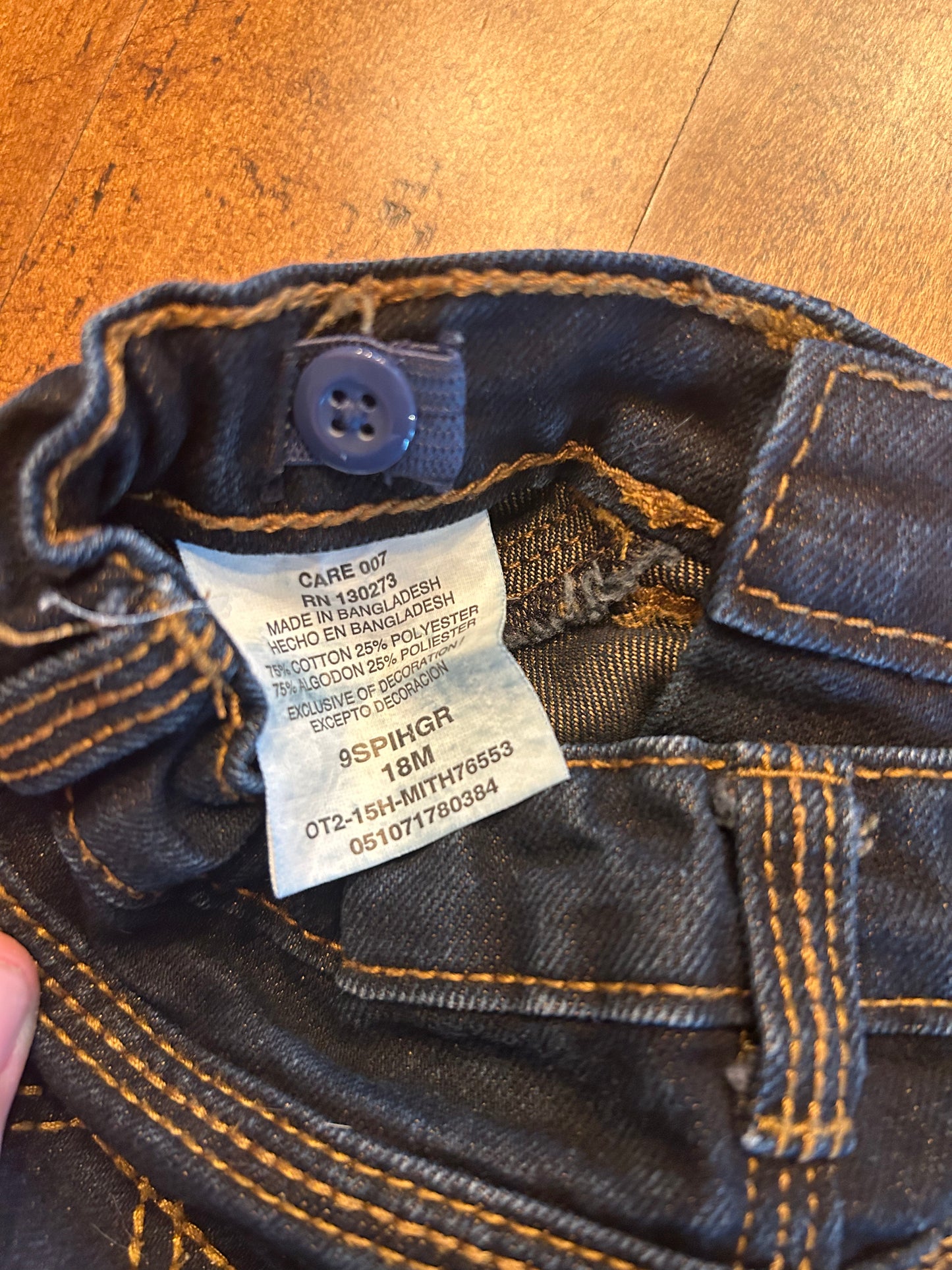 Baby Wranglers Boot Cut Size 18M