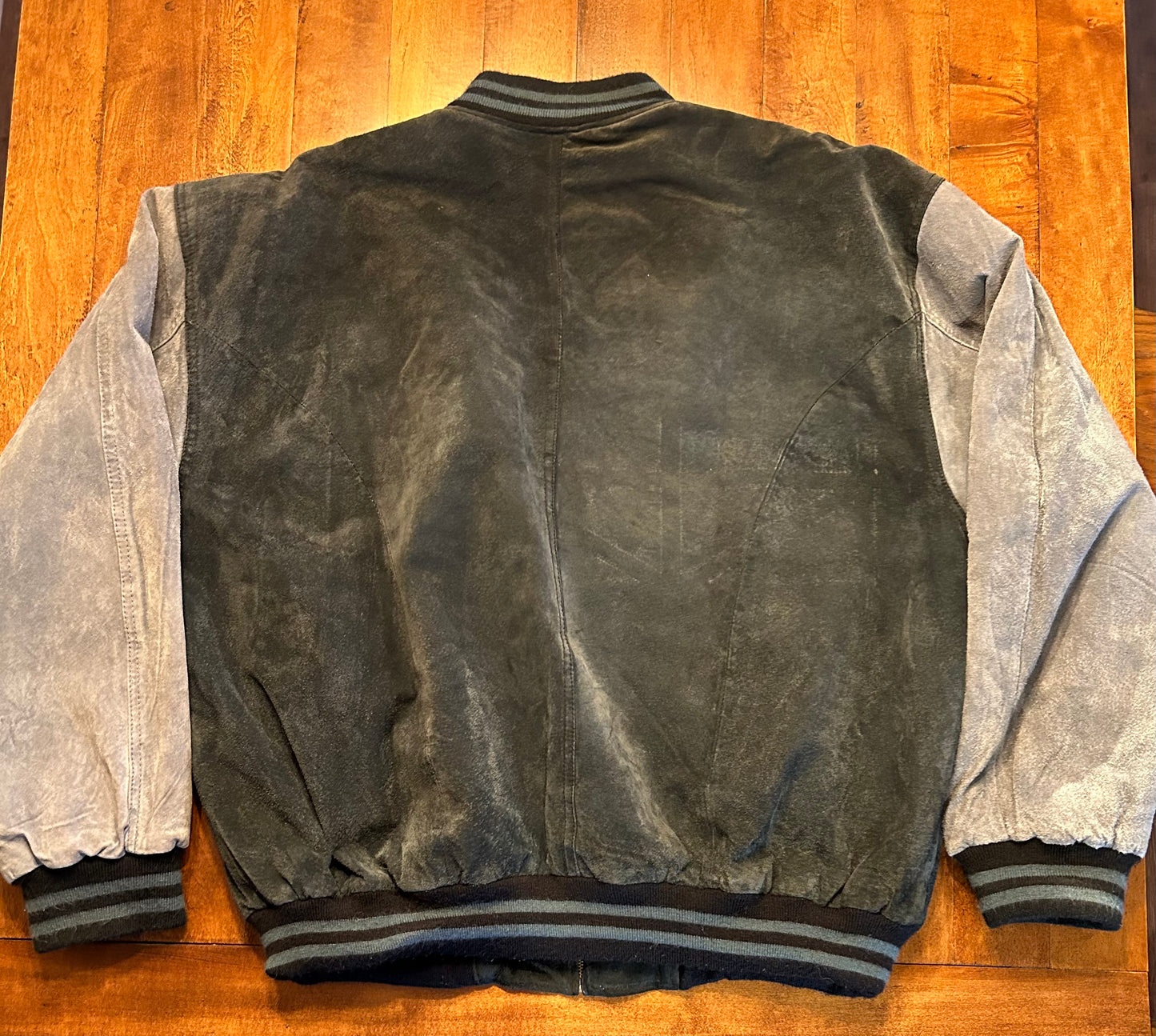 Vintage Goldway Suede Bomber Jacket Size L