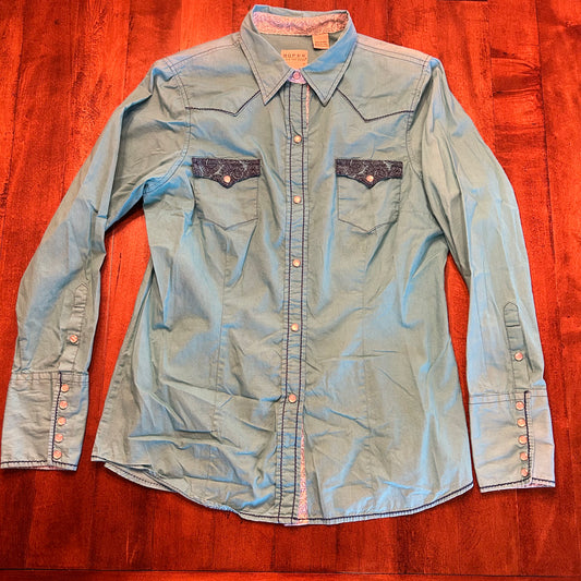 Roper Pearl Snap Ladies Size M