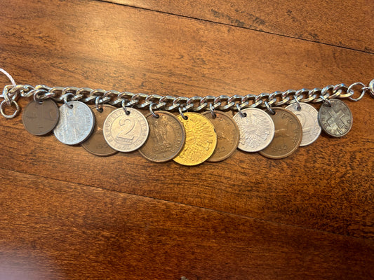 Vintage Coin Bracelet