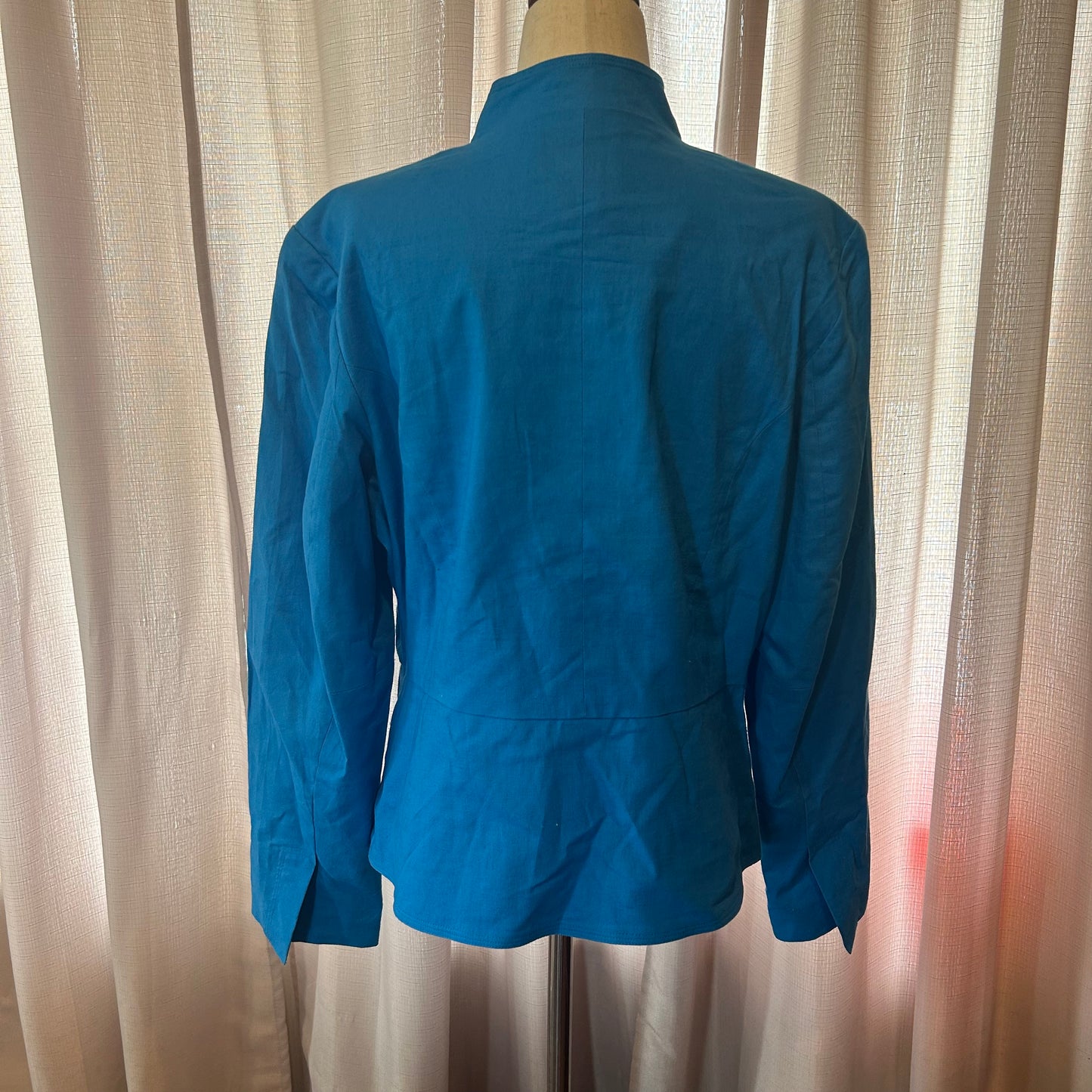 Vintage Chadwick’s Turquoise Blazer with Shoulder Pads Size M