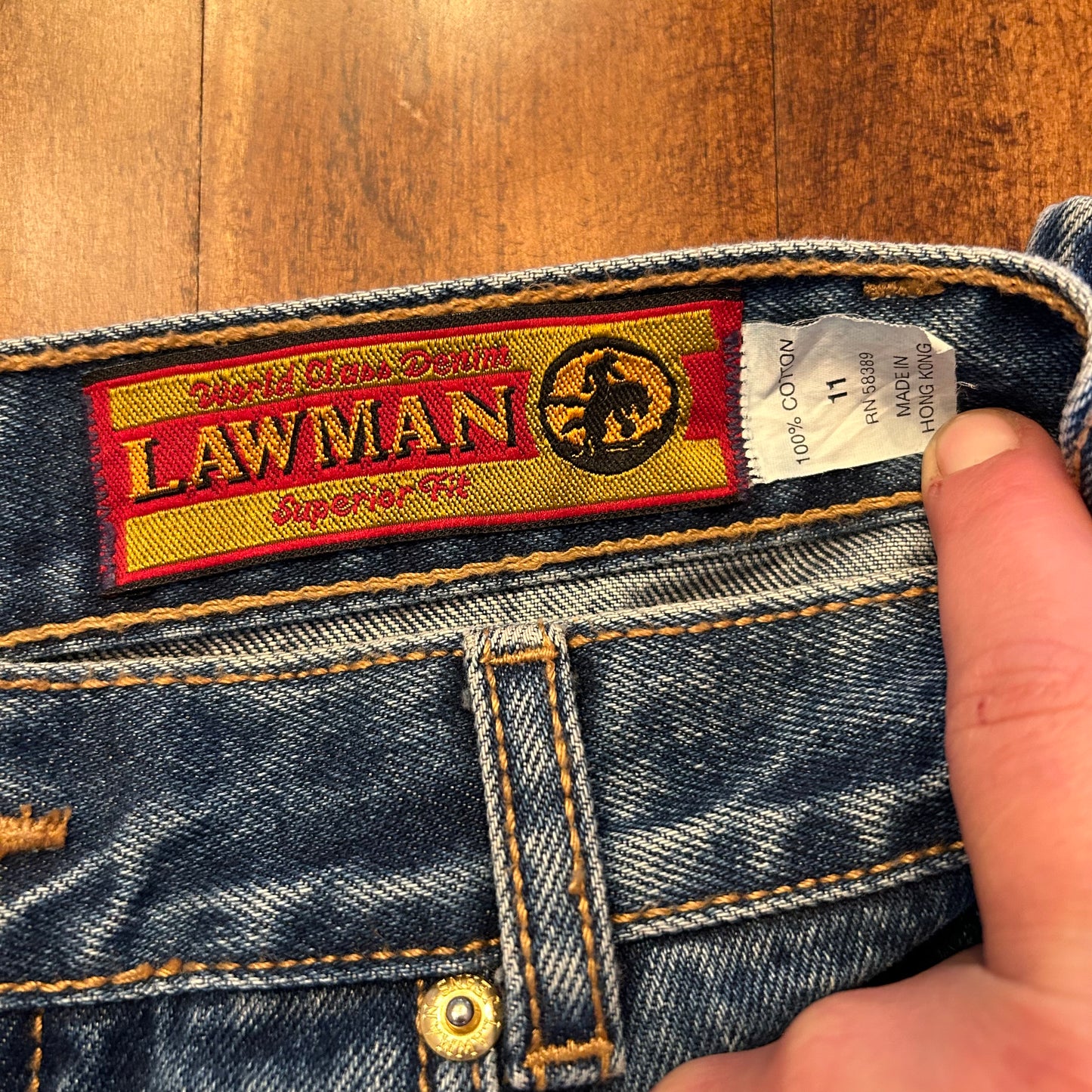 Rare Lawman Bareback Jeans Size 29x35