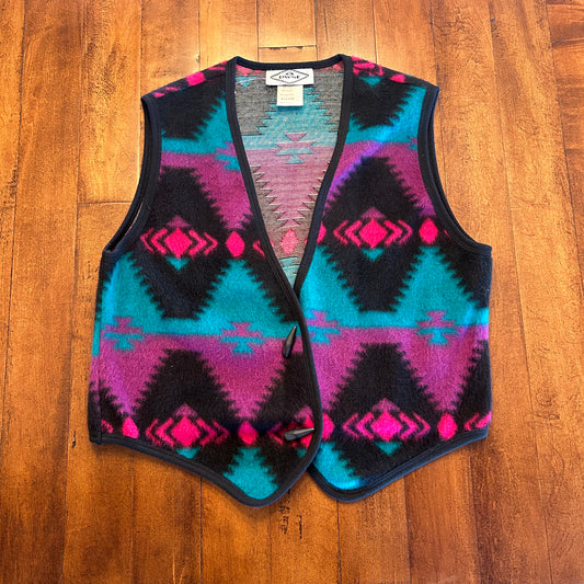 Vintage DWSF Aztec Vest Size M