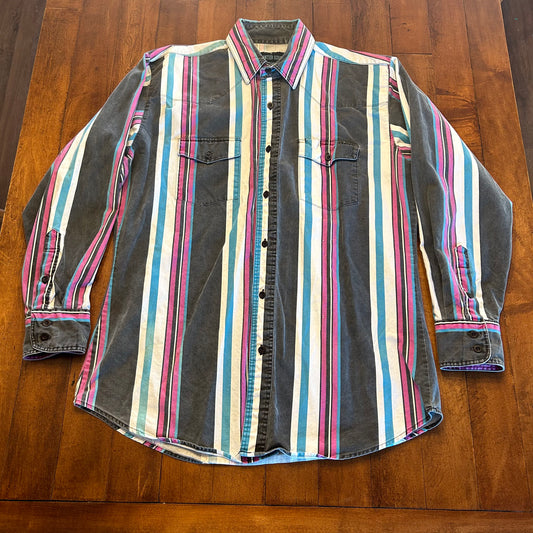 Vintage Wrangler Button Up Size 16.5 (L)