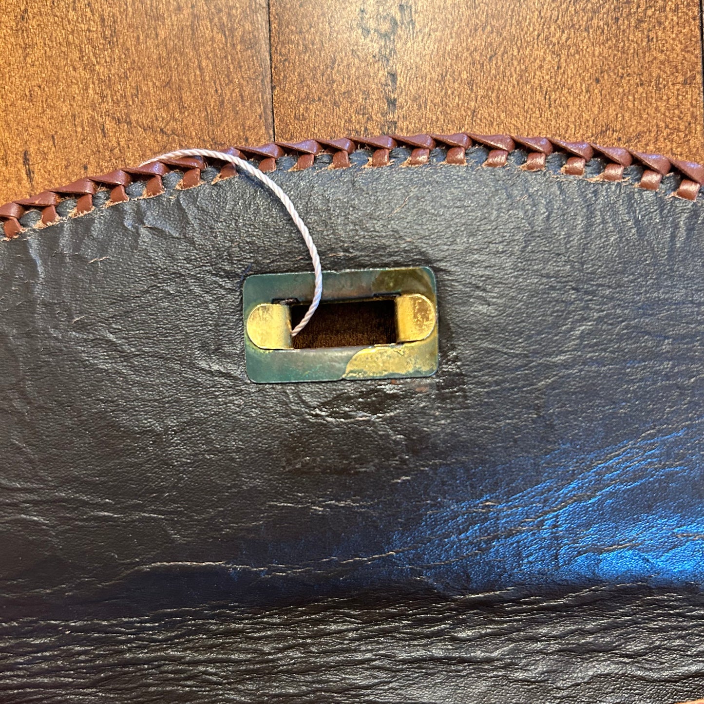 Vintage Leather Wallet with Tooling