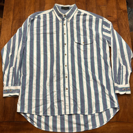 Vintage Striped Button Up Size XLT