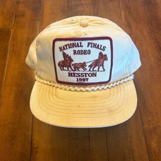 Rare Vintage 1987 NFR SnapBack Hat