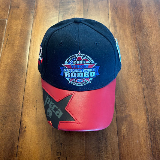 Limited Edition Wrangler NFR 2006 Hat with Red Leather NWT