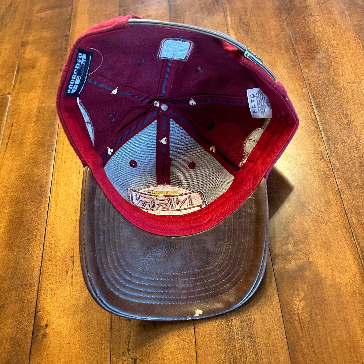 Limited Edition NFR 2014 Red & Brown Leather Hat
