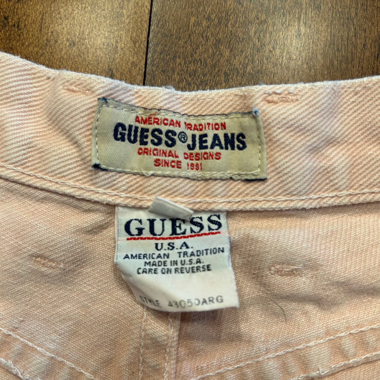 Vintage Guess Blush Pink Jeans Size 30x30
