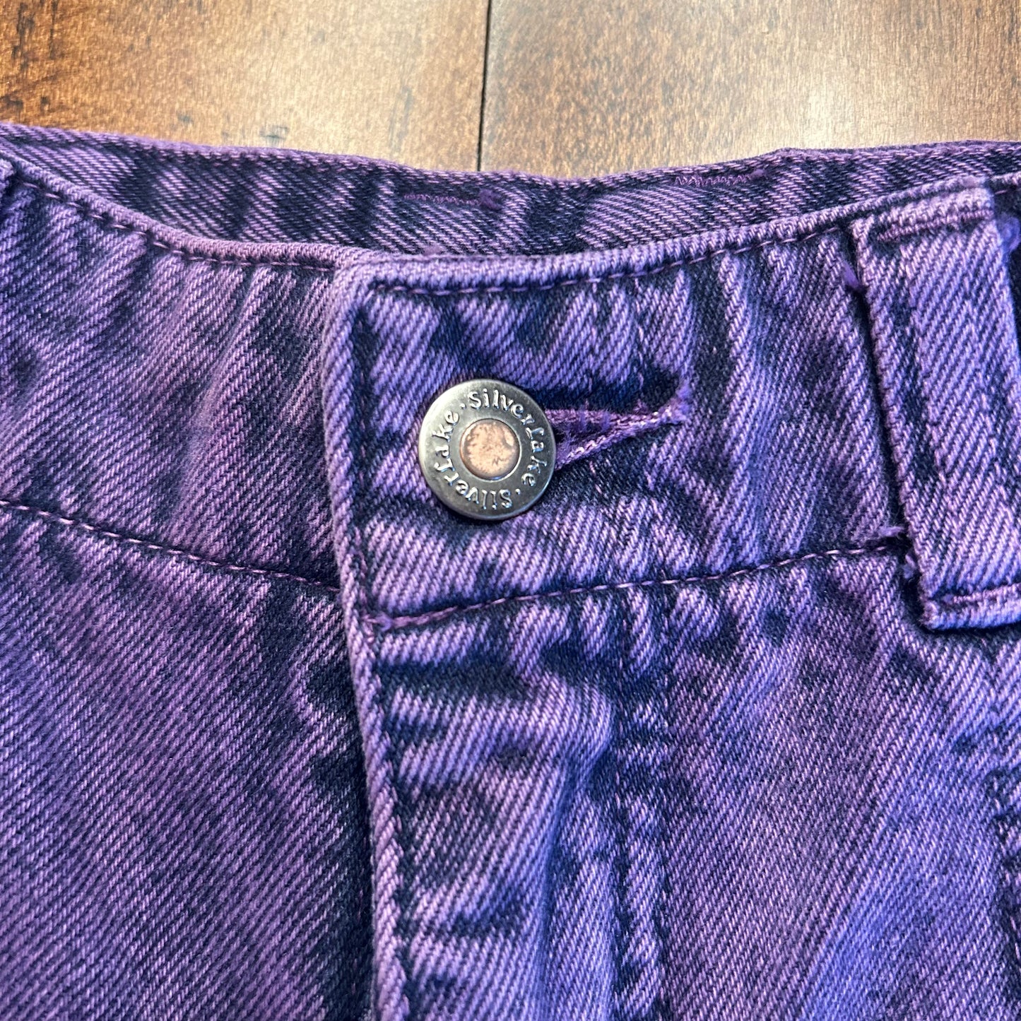 Vintage Wrangler Purple Acid Wash SilverLake Jeans Size 29x35