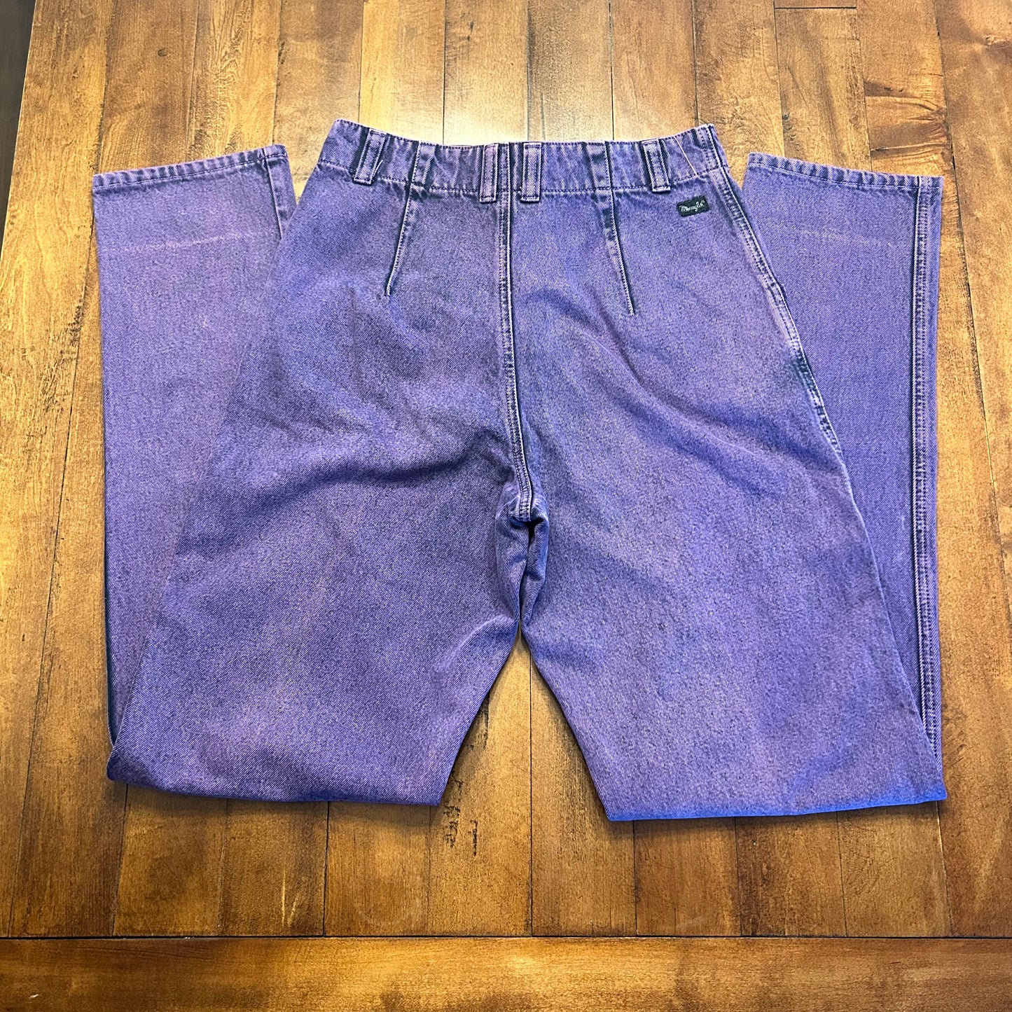 Vintage Wrangler Purple Acid Wash SilverLake Jeans Size 29x35