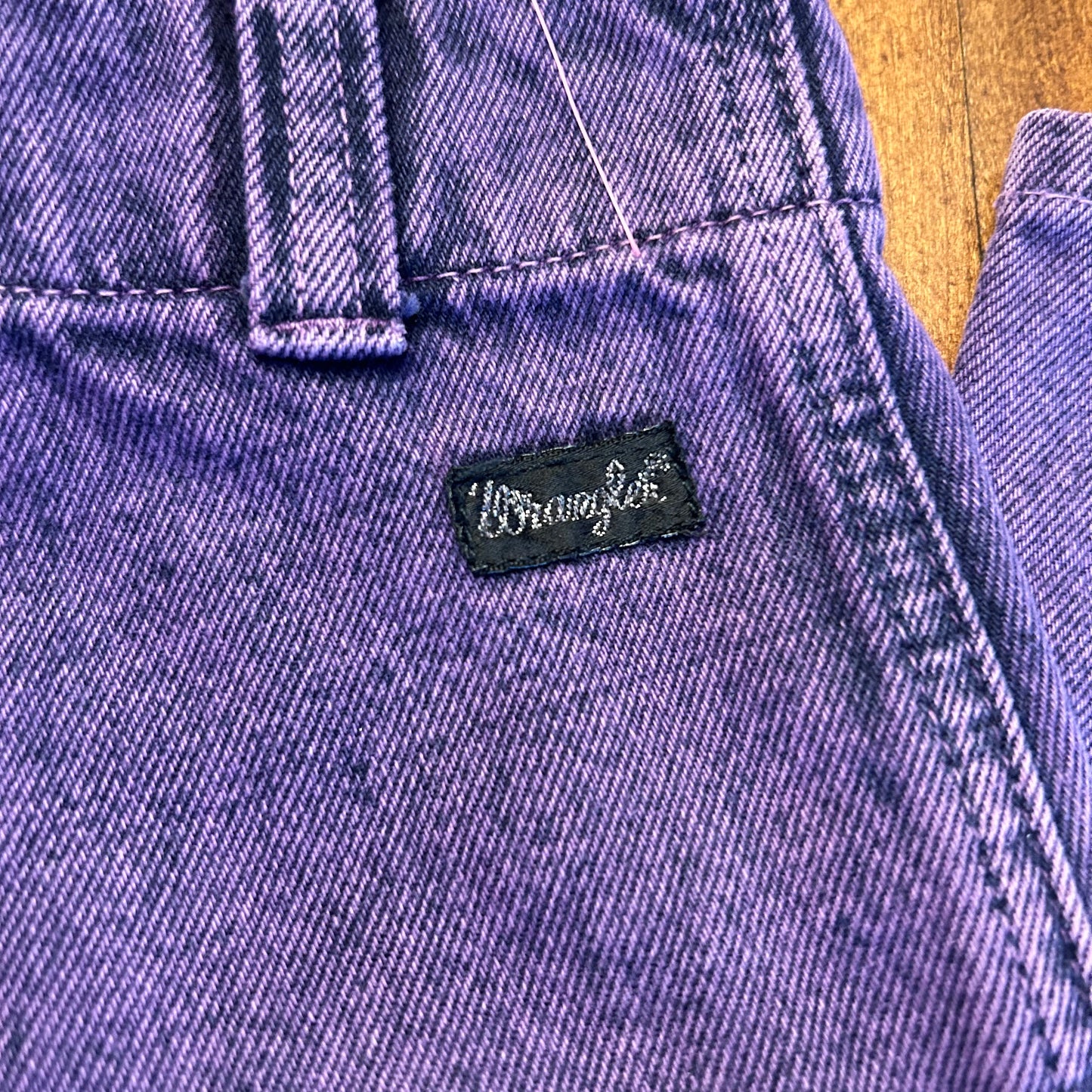 Vintage Wrangler Purple Acid Wash SilverLake Jeans Size 29x35