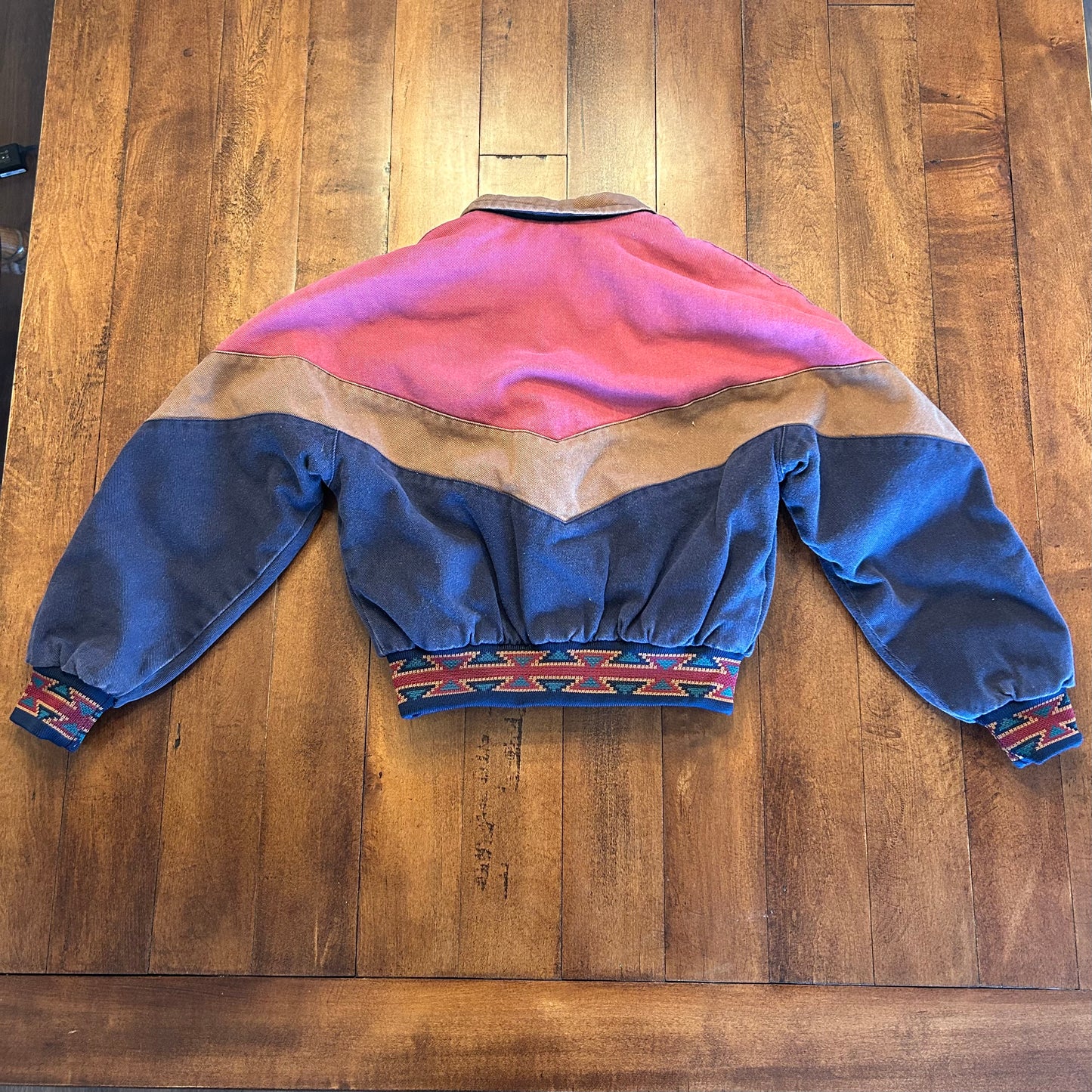 Super Rare Vintage Cripple Creek Aztec Bomber Jacket Kids Size S