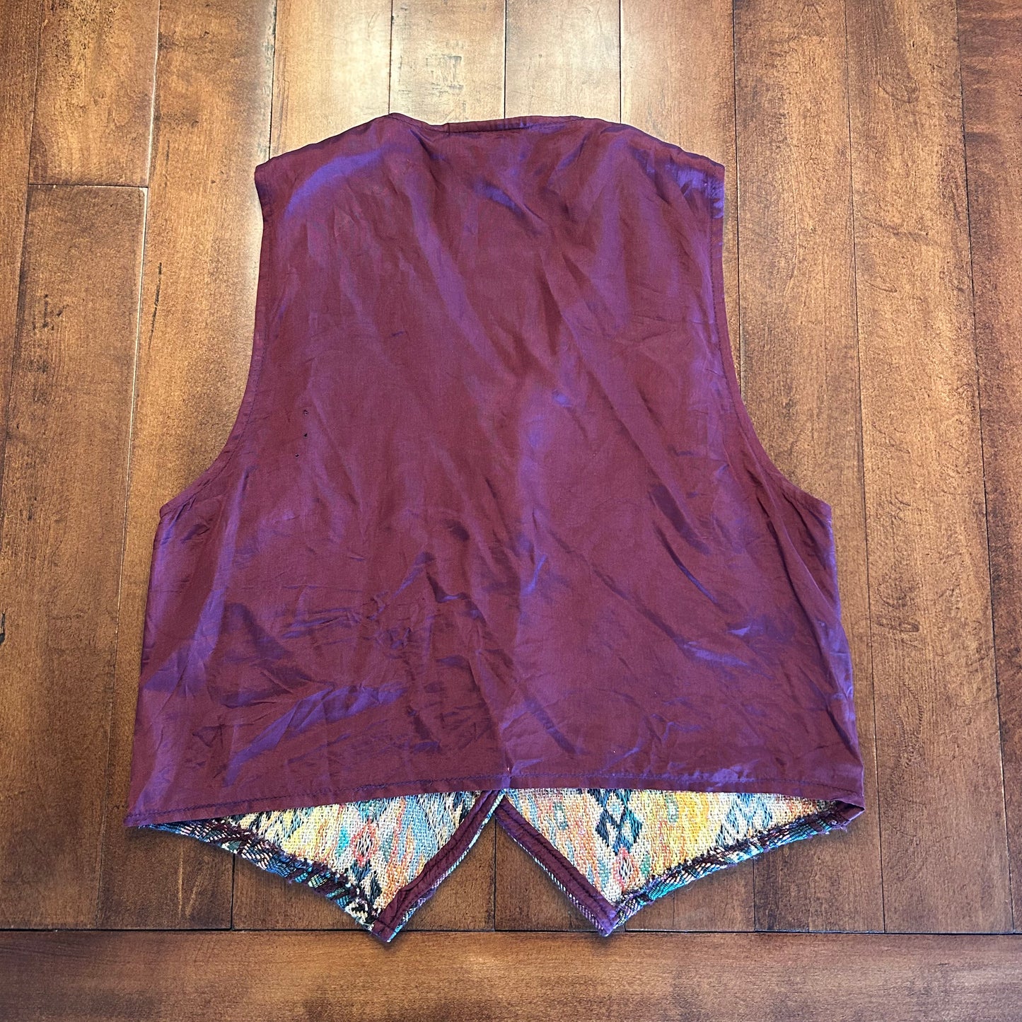 Vintage Aztec Tapestry Vest Size S/M ￼