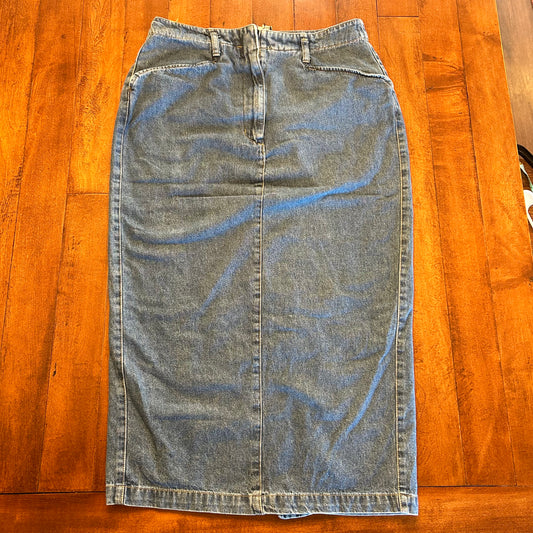 Vintage Jones & Co Jean Skirt Size L