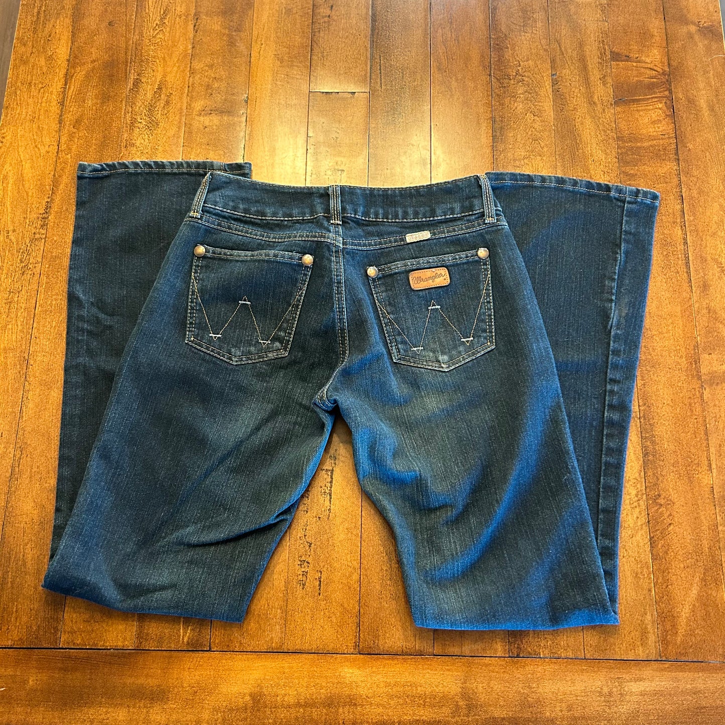 Wrangler Premium Patch Dark Jeans Size 5/6 x 34