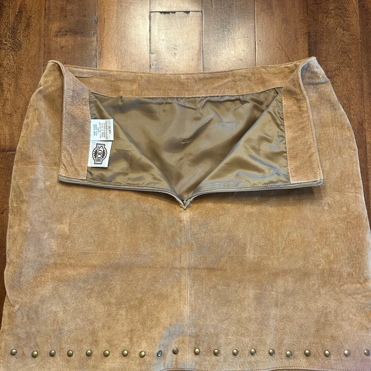 Rod’s Western Wear Suede Fringe Skirt Size 12