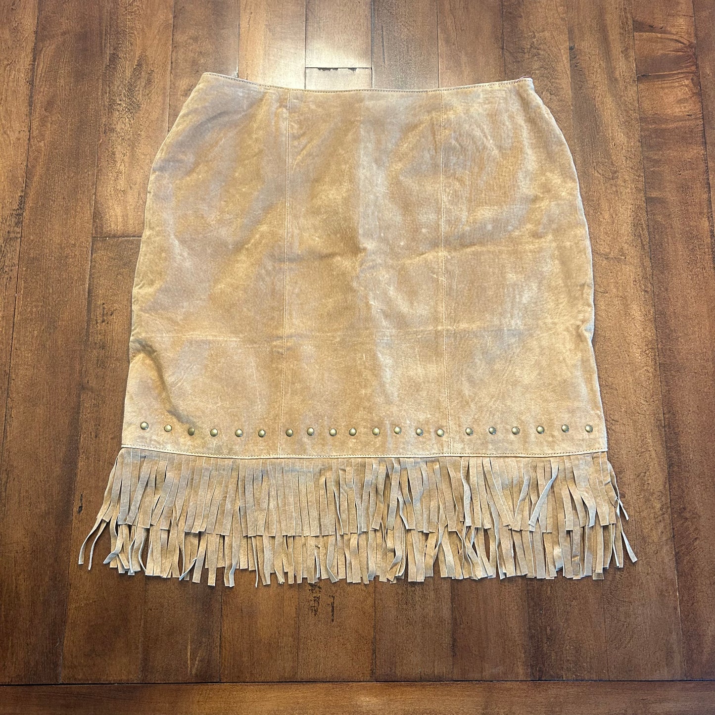 Rod’s Western Wear Suede Fringe Skirt Size 12