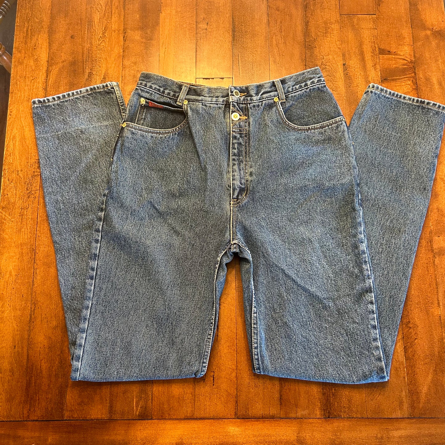 Vintage Lawman Jeans with 3 Buttons Size 32x35