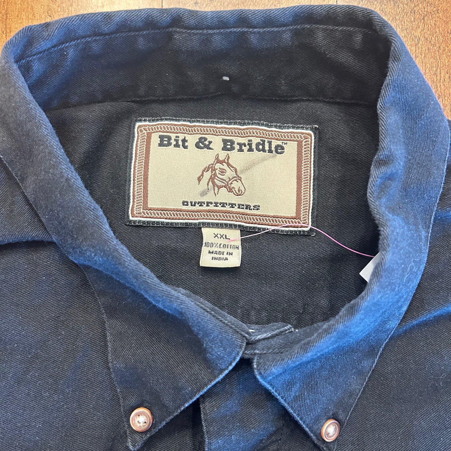 Vintage Bit & Bridle Outfitters Button Up Size XXL