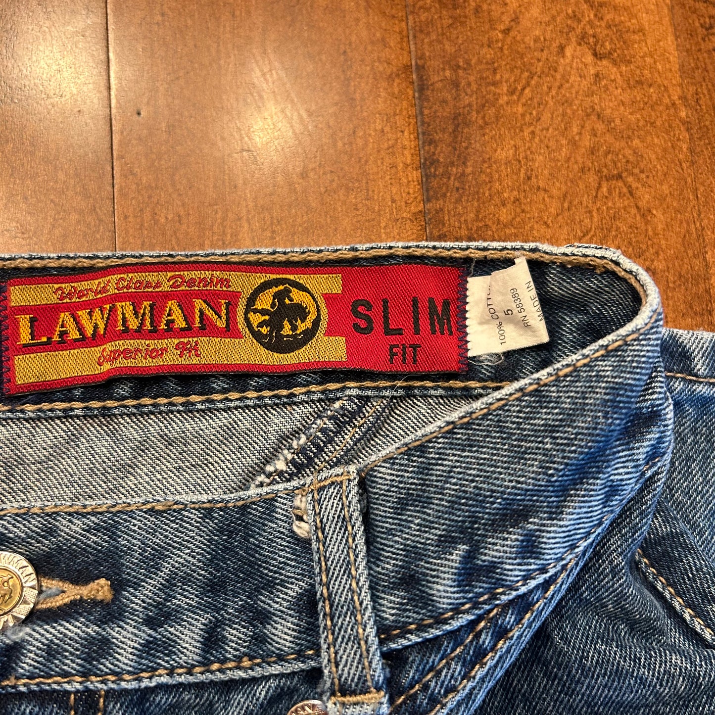 Vintage Lawman Bareback Jeans Size 28x33